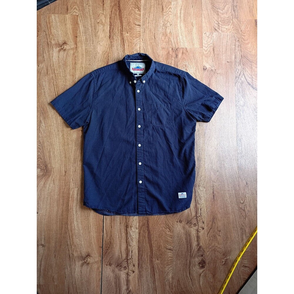 Penfield Short Sleeve Button Down Shirt Navy M